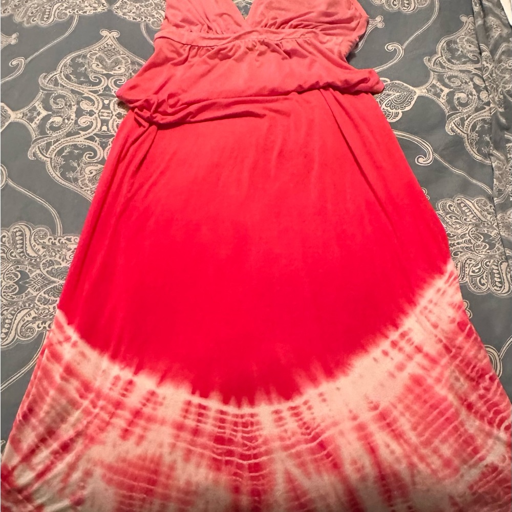 Gypsy 05 La Ba Dee Pink and Red Ombre Maxi Dress size S - Picture 4 of 9